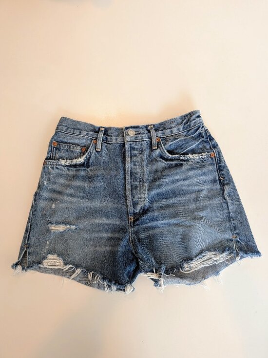 Agolde Pants - AGOLDE Dee Ultra High Rise Cutoff Shorts in Ricochet - Size 28